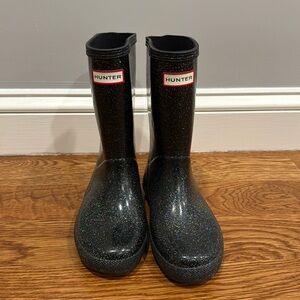 Hunter Little Kids First Classic Glitter Rain Boots